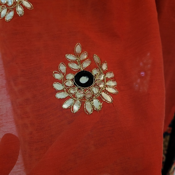 Gota Patti Lehenga Style Kurta - Picture 13 of 14